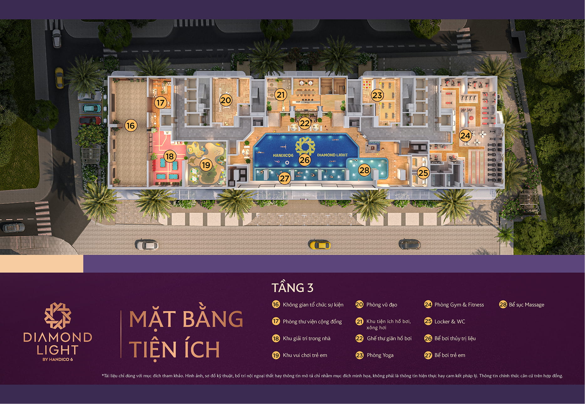 Tiện ích tầng 1 và 2